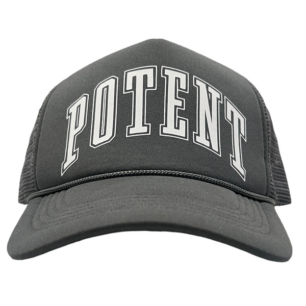 Potent Trucker Hat - Grey / White