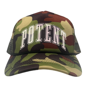 Potent Trucker Hat - Camo