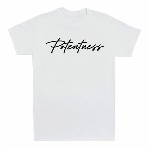 Potentness T-Shirt - White / Blk