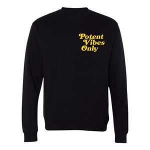 Potent Vibes Only Sweater - Blk / Yellow