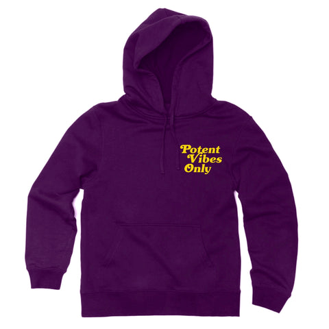 Potent Vibes Only Hoodie - Purp / Yellow